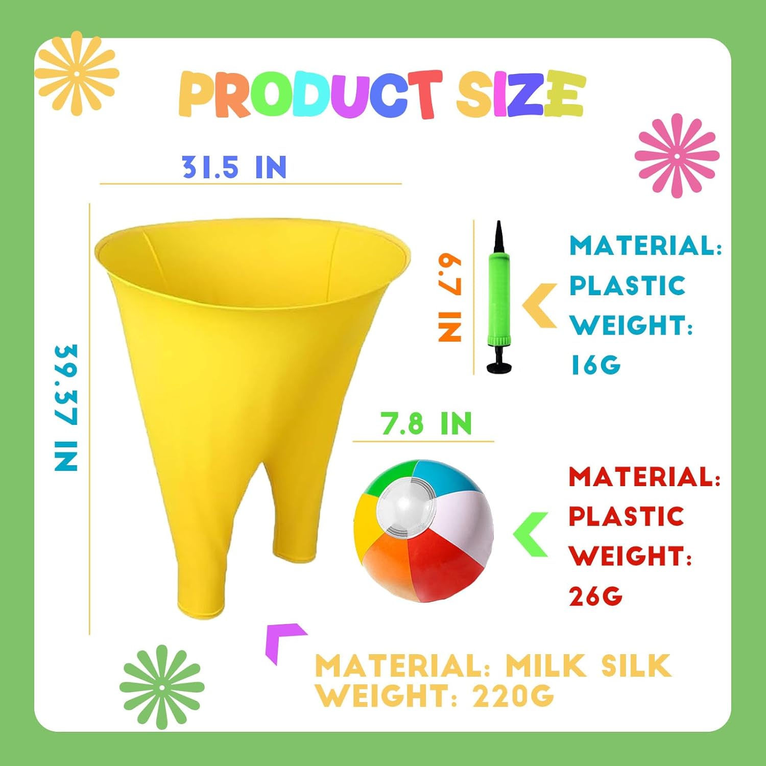 Granny Pants Yard Game,Granny Pants Outdoor Game - Oversized Giant Pants with Bouncy Balls & Pump,Backyard Parties,Field Day Fun for Adults - Image 6