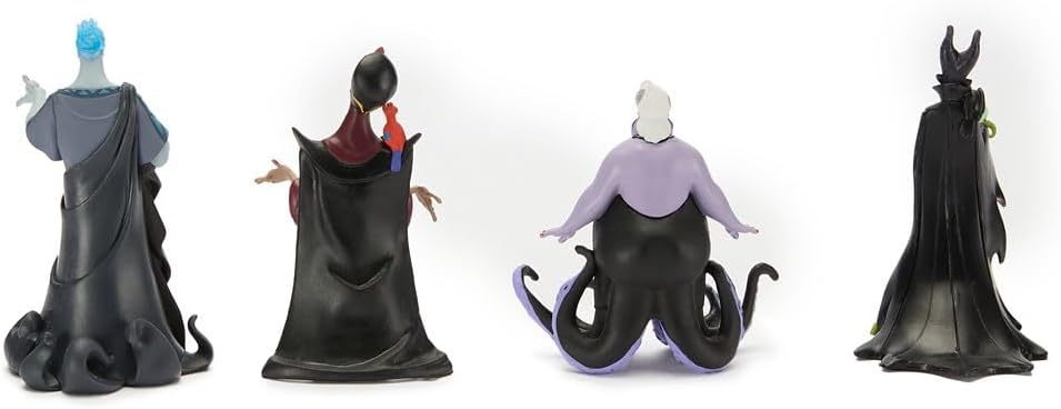 Disney Store Official Villains Figure Set – 8 Fully Sculpted Disney Figures Including Evil Queen, Captain Hook, Maleficent, Cruella De Vil, Ursula & More in Double-Tiered Box with Scenic Backgrounds - Image 5