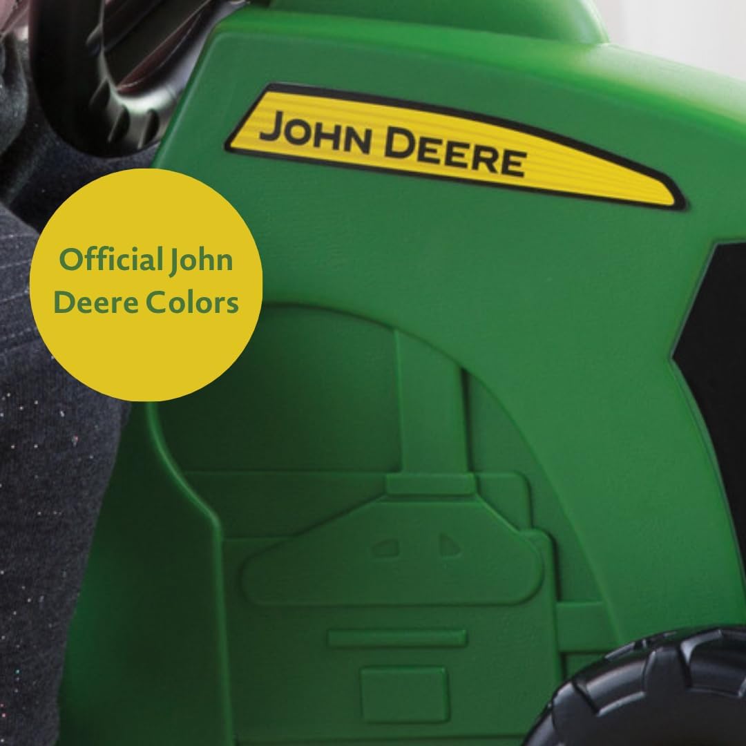 John Deere Ride On Toys Sit 'N Scoot Activity Tractor for Kids Ages 18 Months and Up, Green - Image 5