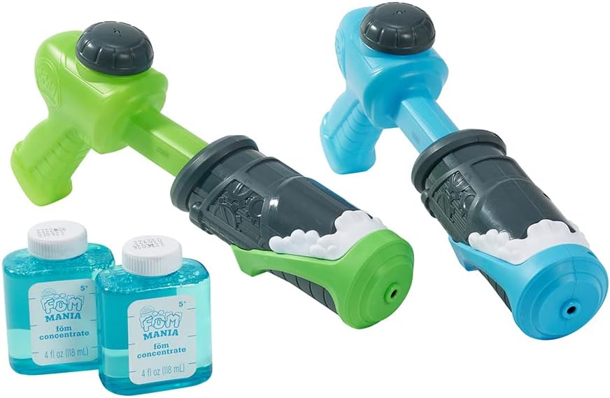 Fom Mania Quickshot Foam Blaster for Kids Adults| 2 Pack Amazon Exclusive | Non Toxic Kid Foam Blaster Squirt Gun | Ideas Gift Toys for Summer Outdoor Swimming Pool Beach Sand Water Fighting Play - Image 2