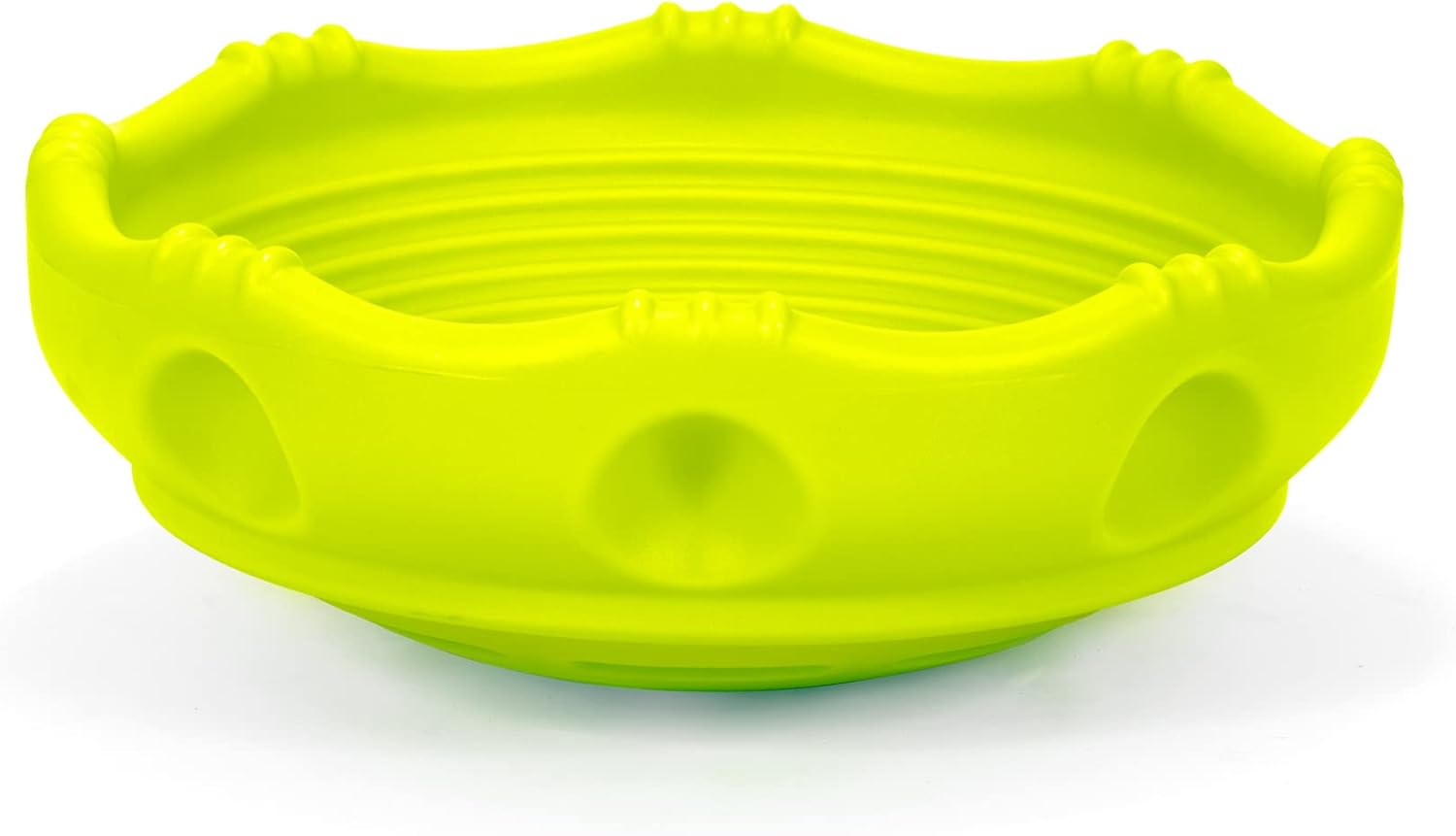 Simplay3 Two Sided Rock Around Wobble Disk and Climbing Dome for Toddlers and Kids - Rocking and Climbing - Indoor/Outdoor - Yellow/Green, Made in USA (1 Pack) - Image 7