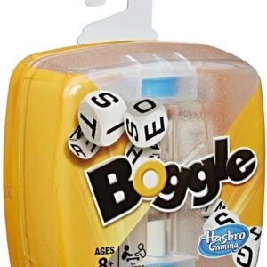 Hasbro Gaming Boggle Classic Game | Word Search Games | Ages 8+ | 1 or More Players | Portable Travel Size | Fun Family Dice Games for Adults and Kids