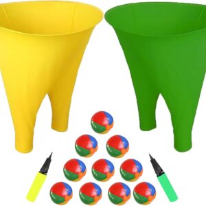 Granny Pants Yard Game,Granny Pants Outdoor Game – Oversized Giant Pants with Bouncy Balls & Pump,Backyard Parties,Field Day Fun for Adults