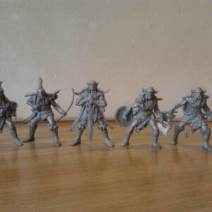 Viking Warriors 54 mm 1/32 – 5 Fantasy Sci-Fi Tehnolog Russian Toy Soldiers DND Action miniatures