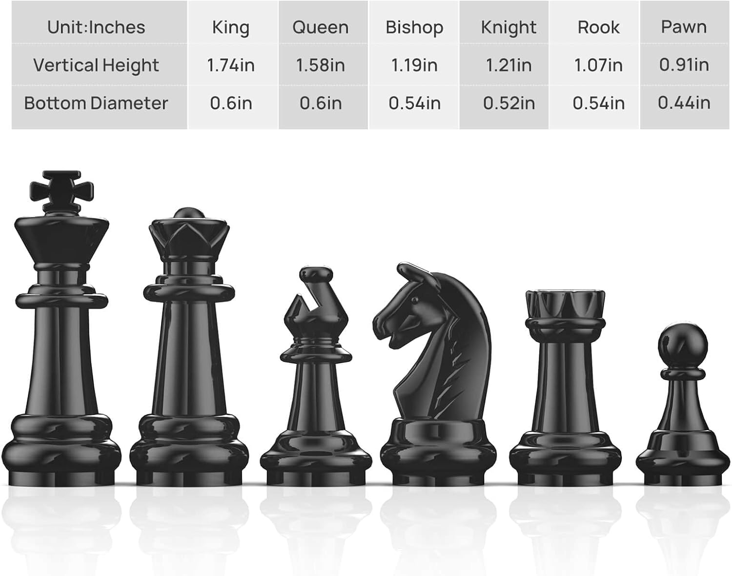 Chess Sets Travel Board Games: Magnetic Folding Chess Board with Instructions Teen Gifts Family Games Educational Toys for Kids and Adults 9.5 Inch - Image 5