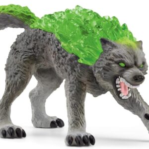 Schleich Eldrador Creatures – 6″ Stone Wolf Figurine – Fun Fantasy Animal Figure for Imaginative Play for Boys and Girls – Durable Rock Beast Toy – Cool Monster Toys for Kids Ages 7+ | 70153