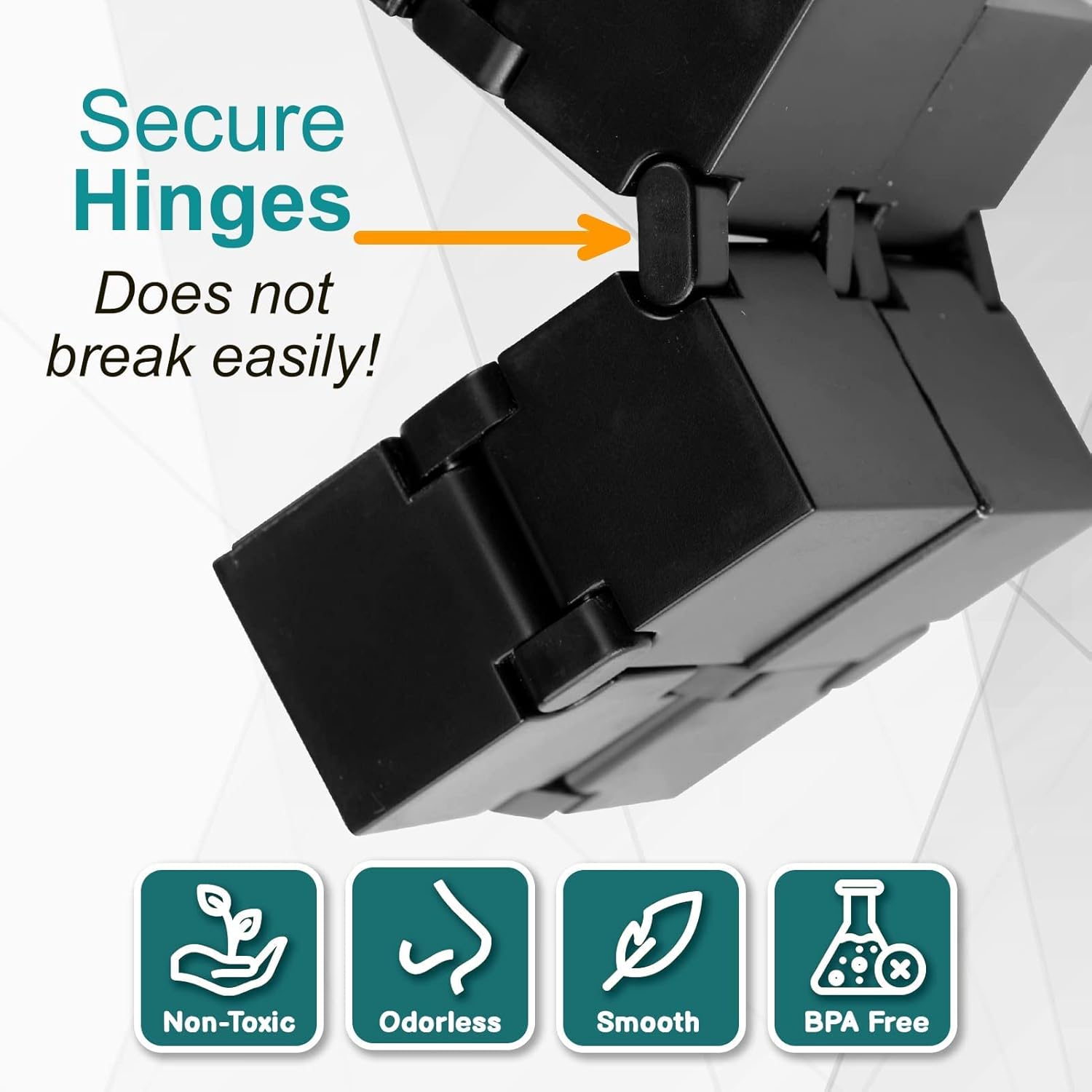 Infinity Cube Sensory Fidget Toy, EDC Fidgeting Game for Kids and Adults, Cool Mini Gadget Best for Calming and Stress Relief and Kill Time, Autism Toys Dementia Gift Stocking Stuffers - Image 4