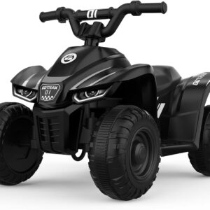 Gotrax RT1 Ride on Toys for Toddlers 1.5-4, Safe 12V Lead-acid Battery up to 80 Minutes, Forward/Reverse 2 Gears, Max 1.5MPH Speed&8″ Big Tire, Electric Vehicle ATV Car Best Gift for Age1.5–4 Boy Girl