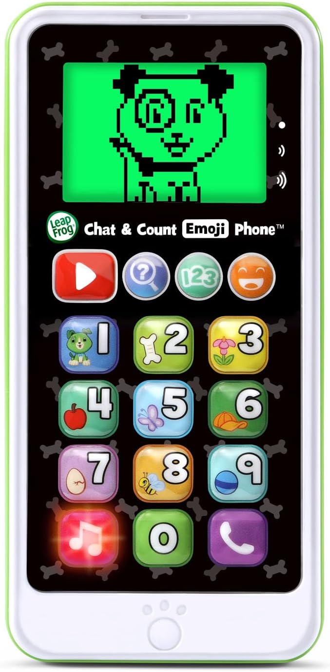 LeapFrog Chat and Count Emoji Phone, Green - Image 2