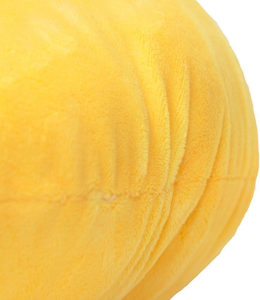 EvZ Official Certified Sunglasses Plush Pillow - 32cm Large Soft Cool Face Emoticon Cushion - Funny Stylish Decorative Stuffed Toy for Gaming Room, Car Decor & Summer Gift (Yellow) - Image 3