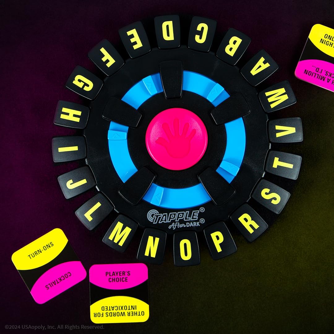 Tapple: After Dark Word Game, Fast-Paced Board Game for Ages 17+, Pick a Category, Tap a Letter, Shout an Answer, and Race Against The Timer to be The Last Player, Great Party Game for 1+ players - Image 4