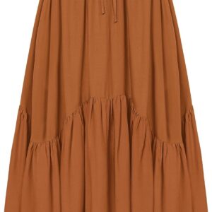 Scarlet Darkness Maxi Skirts for Women High Waist Renaissance Skirt Long Skirt with Pockets