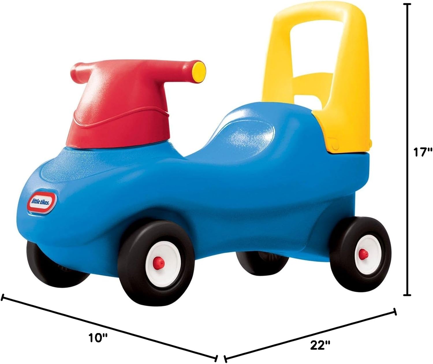 Little Tikes Push and Ride Racer – (Amazon Exclusive), 22"L x 10"W x 17"H with screws - Image 8