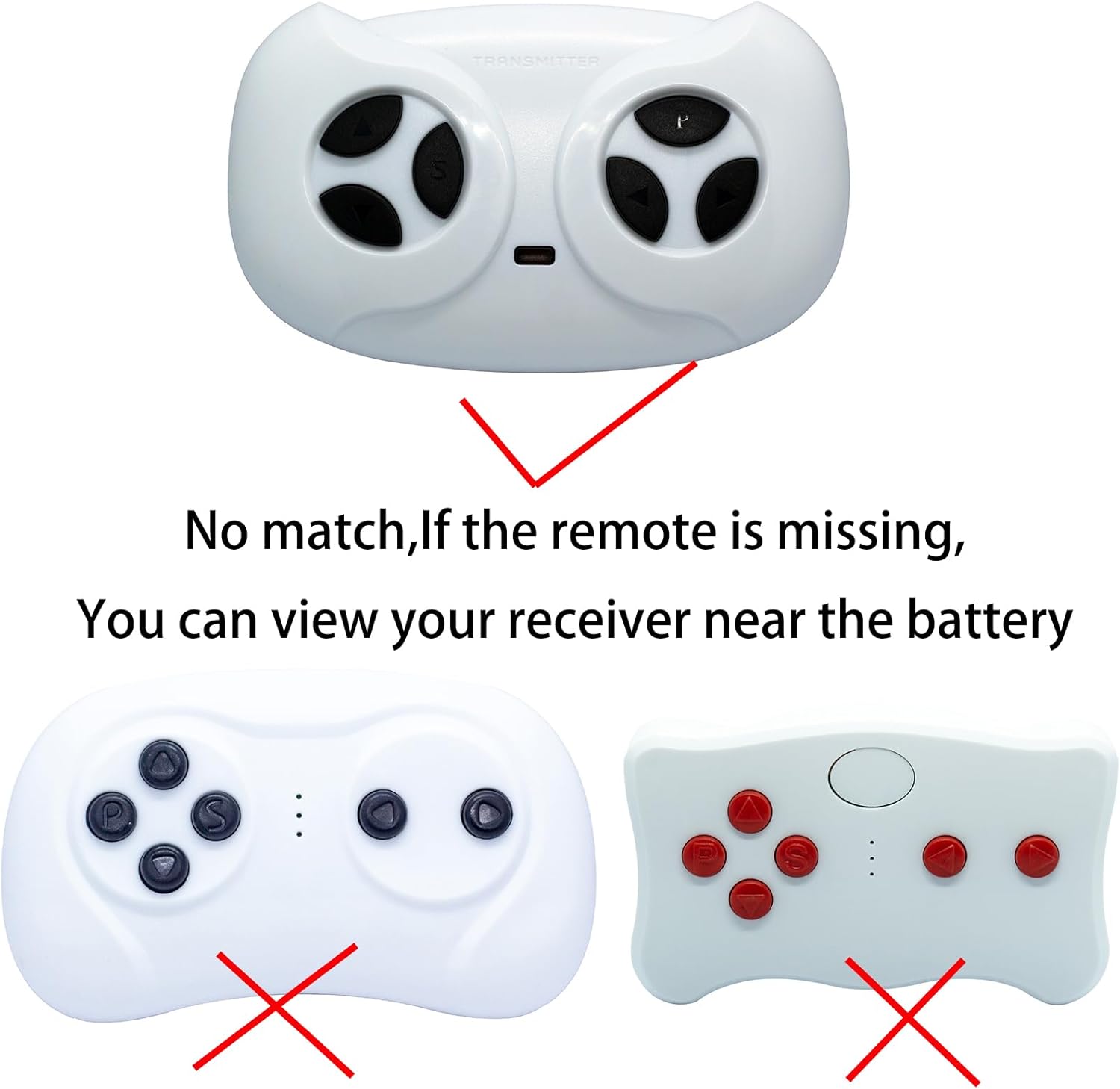 2.4ghz Bluetooth Remote Control for Kids Powered Electric Vehicle Truck Car Remote Control Ride on car for Toddlers 12v Remote Controller SUV car for Kids Replacement Parts - Image 6