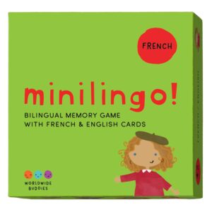 Minilingo French / English Bilingual Flashcards: Bilingual memory game with French & English cards (Minilingo Bilingual Flashcards) (French Edition)