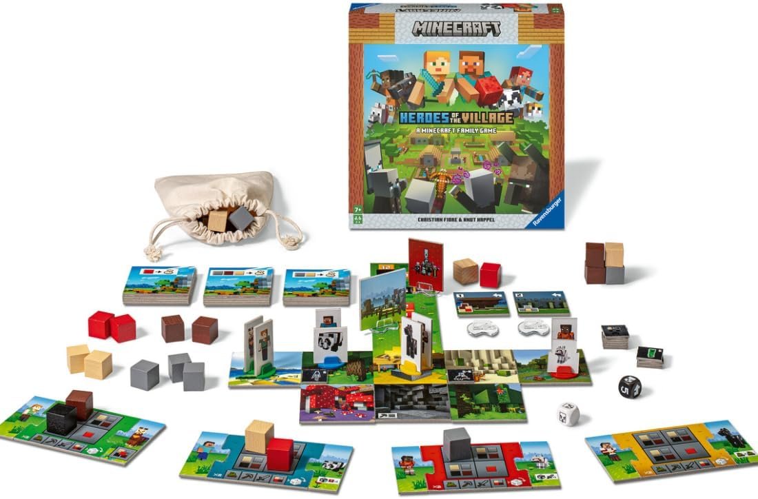 Ravensburger Minecraft Heroes of The Village | Cooperative Board Game | Exciting & Unpredictable | Perfect for Families and Minecraft Enthusiasts | Suitable for Kids & Adults - Image 4