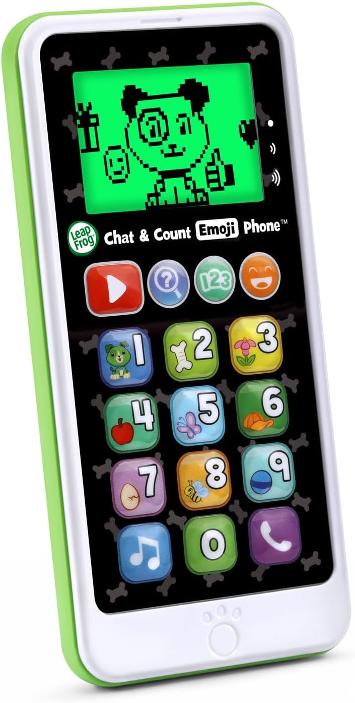 LeapFrog Chat and Count Emoji Phone, Green - Image 3