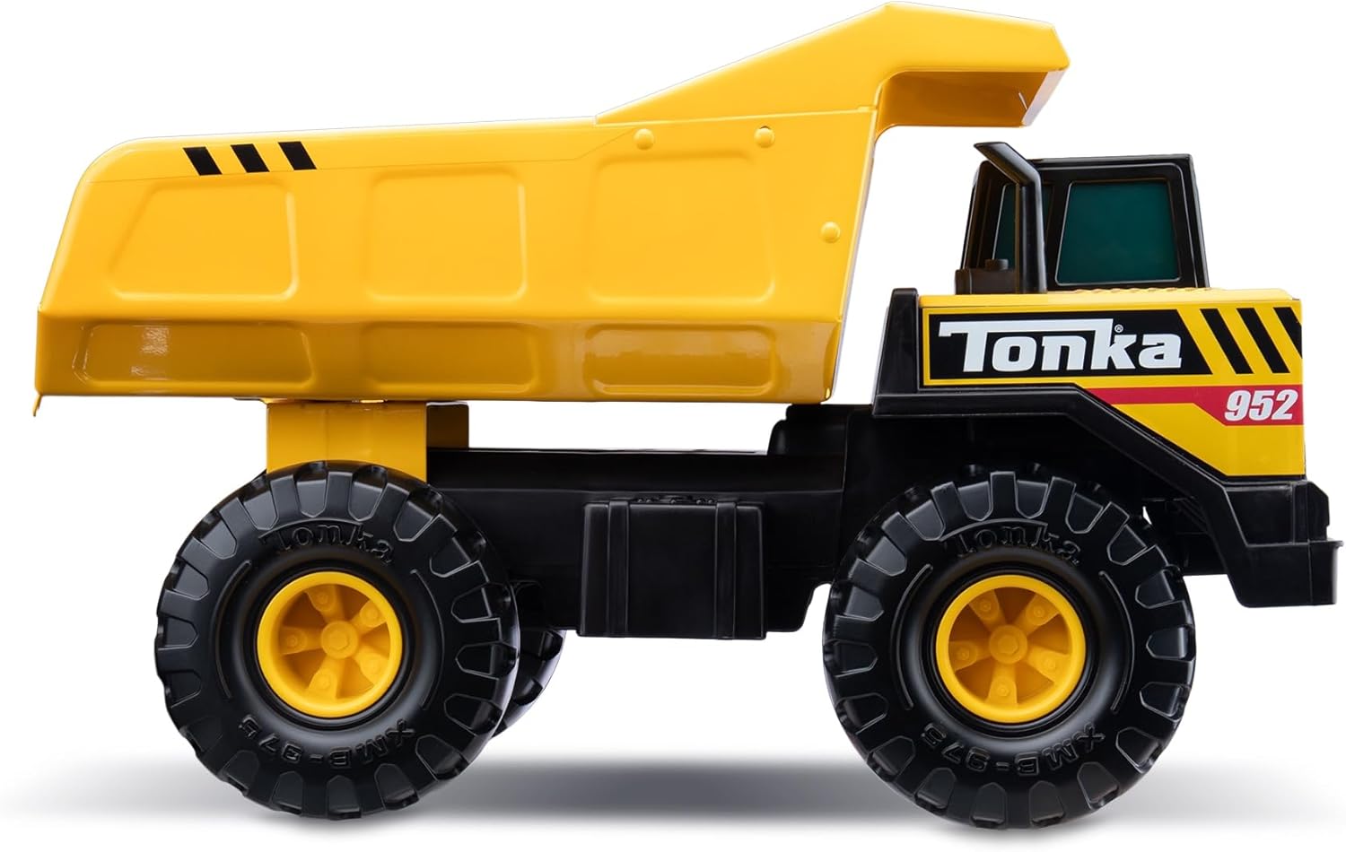 Tonka Steel Classics Mighty Dump Truck - Made with Steel & Sturdy Plastic, Yellow Toy Construction Truck, Boys and Girls, Kids, Toddlers, Ages 3+ - Image 3