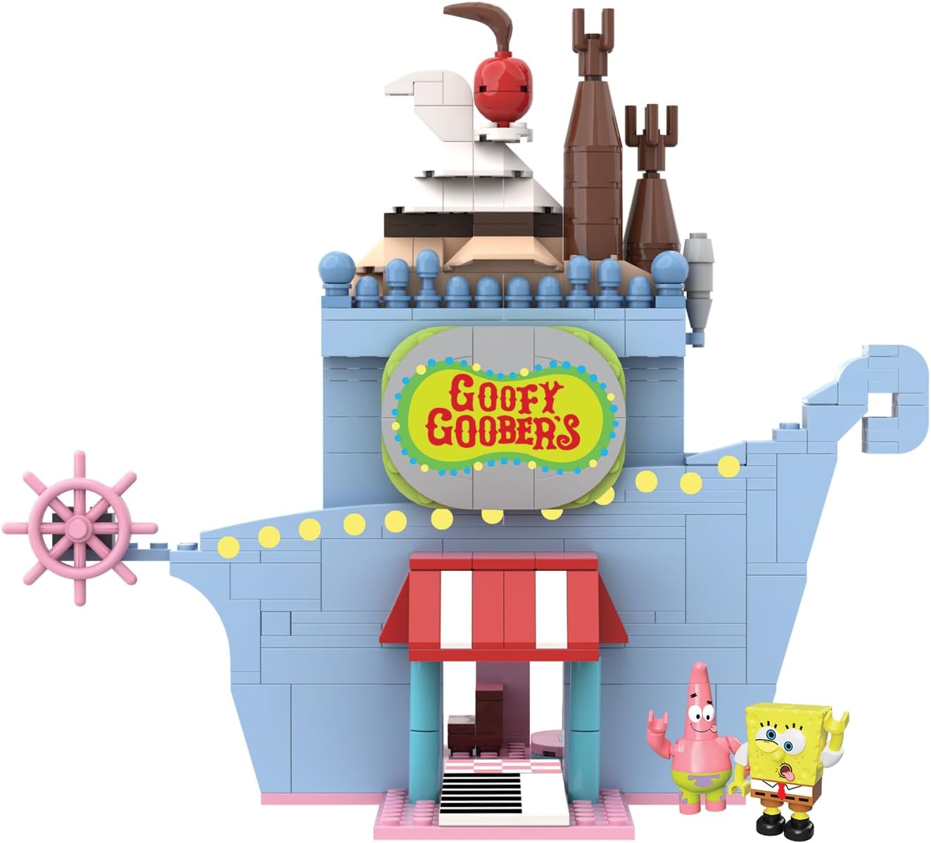 Snap & Switch Spongebob Squarepants Goofy Goober's Deluxe Set - Buildable Toy Set for Creative Play and Fun - Ages: 6+