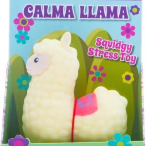 Boxer Gifts Calma Llama Stress Relief Toy | Unique Stress Balls for Adults & Teenagers – Animal Squishy Fidget Toys for Anxiety – Cool Desk Accessories | Cute Stocking Stuffer Llama Gifts