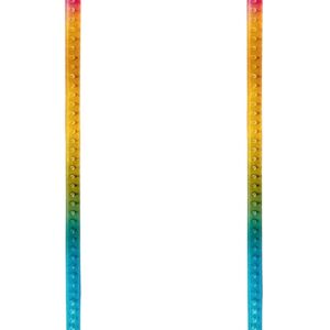 2PCS Star Wand, Children’s Creative Handheld Pentagram Plastic Magic Wand, Role-Playing Enlightenment Toys, Educational and Creative Performance Props (Rainbow Color)