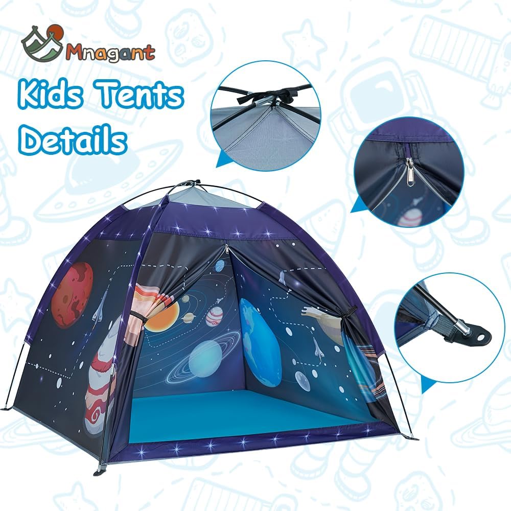Mnagant Space World Play Tent-Kids Galaxy Dome Playhouse for Boys and Girls Imaginative Play Popup Tent for Kids Indoor/Outdoor Fun,Perfect Kid’s Gift- 47" x 47" x 43" - Image 5