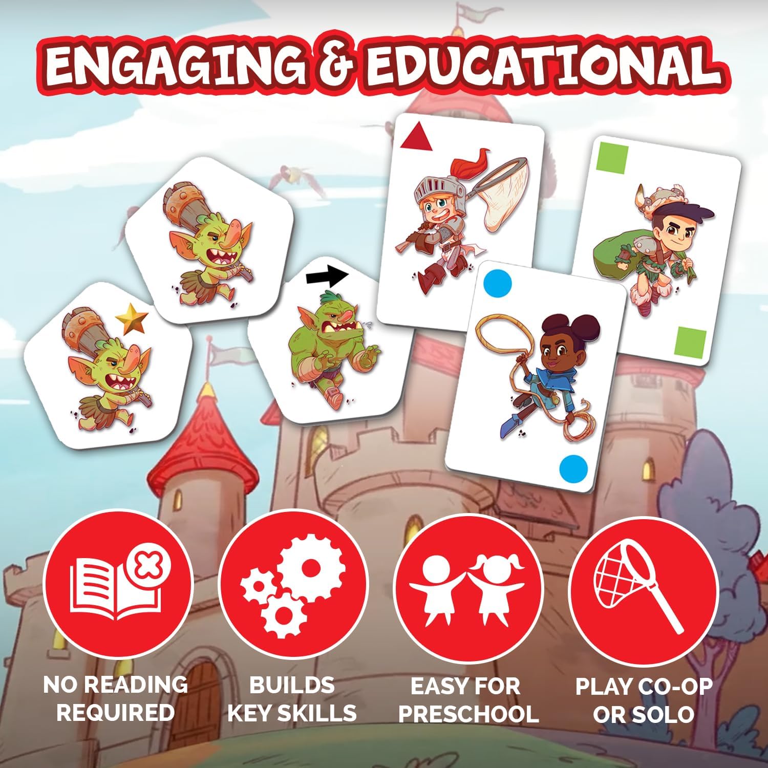 My First Castle Panic Board Game for Kids 4+ | Cooperative & Educational Fun | Teaches Strategy & Teamwork - Image 4