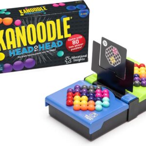 Educational Insights Kanoodle Head-to-Head – 3D Brain Teaser Puzzles for Kids, Spatial Puzzle Games for Adults, Teens and Kids, Problem Solving Toys and Logic Puzzles, Two Player Games