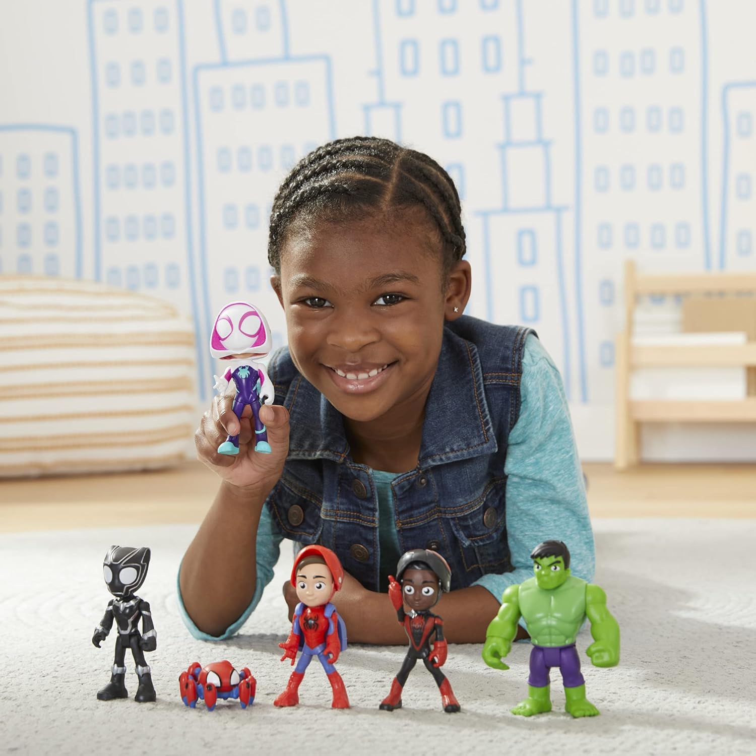 Spidey and his Amazing Friends Marvel Hero Reveal Multipack with Mask-Flip Feature, 4-Inch Action Figure Toys, Kids 3+ (Amazon Exclusive) - Image 8
