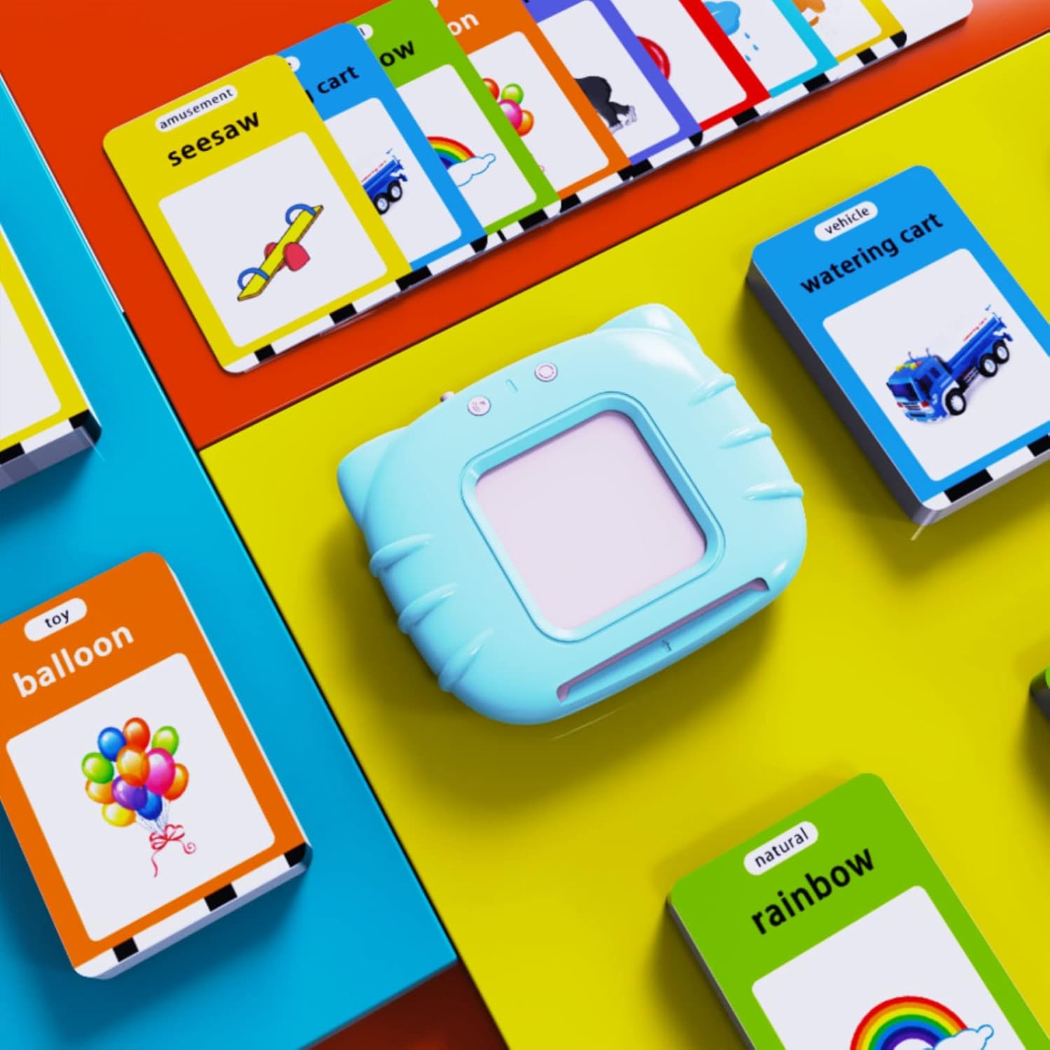 Lapare Audible Learning Toy with Music for Toddler Age 1 2 3 4 5, 520 Sight Words Flash Cards Kindergarten Toy for Boys to Learn Alphabet Number Color Shapes and More - Image 7