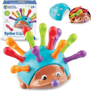 Learning Resources Spike The Fine Motor Hedgehog – Toddler Montessori Toys, Stacking Shape, Gifts For Boys And Girls, Sorting And Matching Skill Activities, Educational Games, Kindergarten