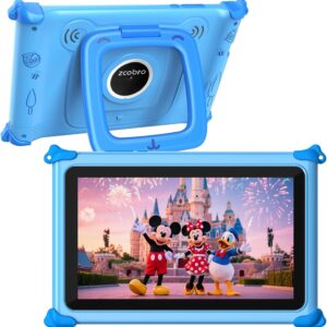 Kids Tablet 7 inch Tablets for Kids 3-7 32GB Toddler Tablet with Protective Case Android Kid Learning Tablets with WiFi YouTube Parental Control Netflix GMS Child Computer for Baby Boys Girls (Blue)