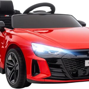 Aosom Licensed Audi RS e-tron GT 12V Ride On Car Truck for Kids, Electric Car Ride On Vehicle w/Parent Remote Control, Music, Lights, for Toddlers, Red