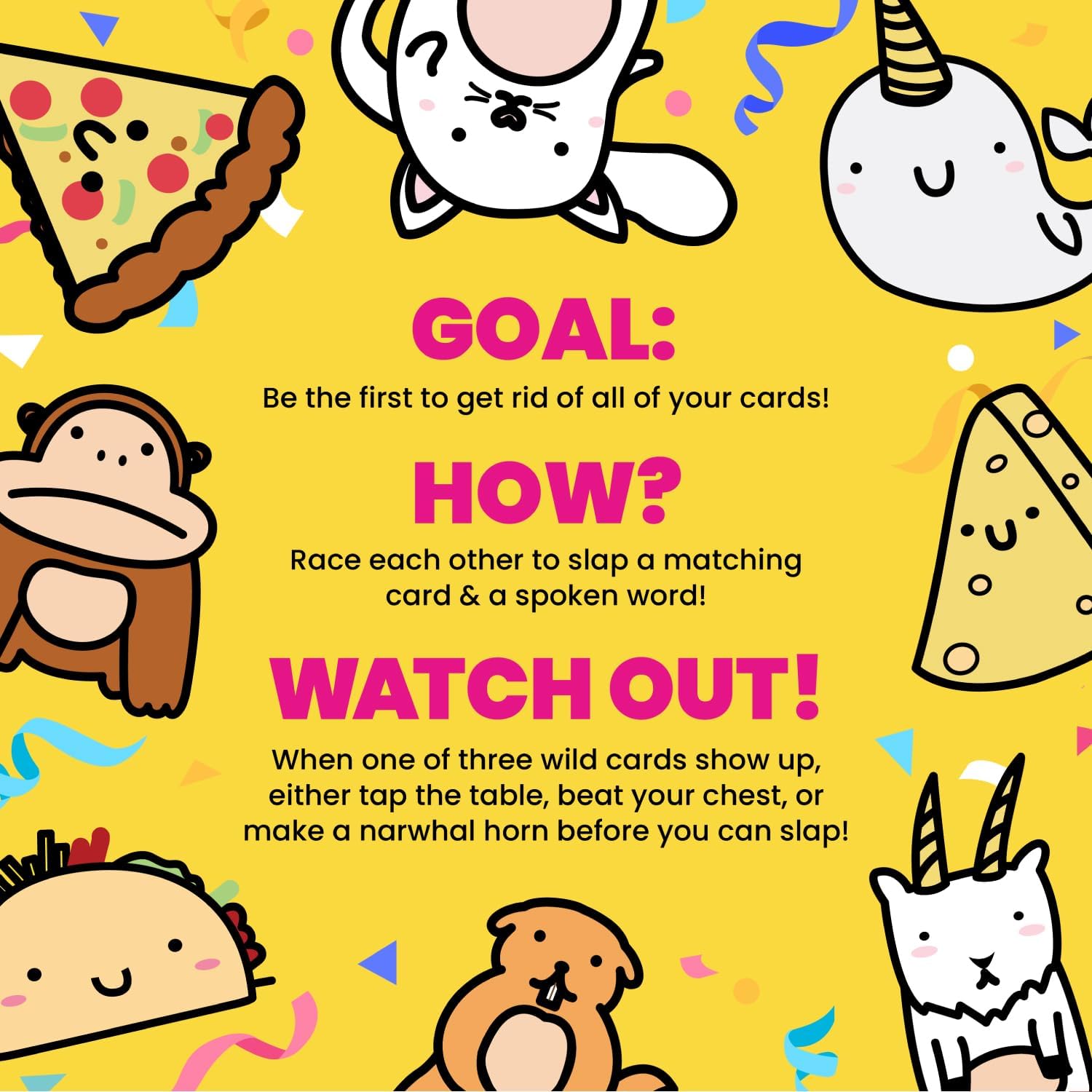 Taco Cat Goat Cheese Pizza Wildly Entertaining Card Game for Family and Group Game Night | Easy to Learn and Play with 10-15 Minute Rounds | Fun for Kids, Teens, Adults, and Families | 2-8 Players - Image 4