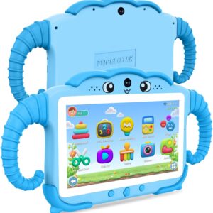 Kids Tablet 7IN Tablets for Kids 3-7, Tablet for Toddlers with Educational Games, 32GB Toddler Tablets for Children with Learning Apps, WiFi, Touch Screen, Shock Proof Case, Gift for Toddler Boy Girl