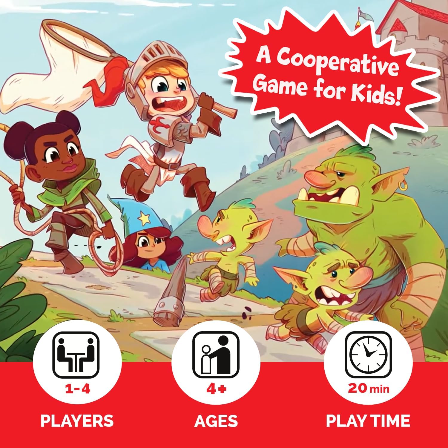 My First Castle Panic Board Game for Kids 4+ | Cooperative & Educational Fun | Teaches Strategy & Teamwork - Image 2