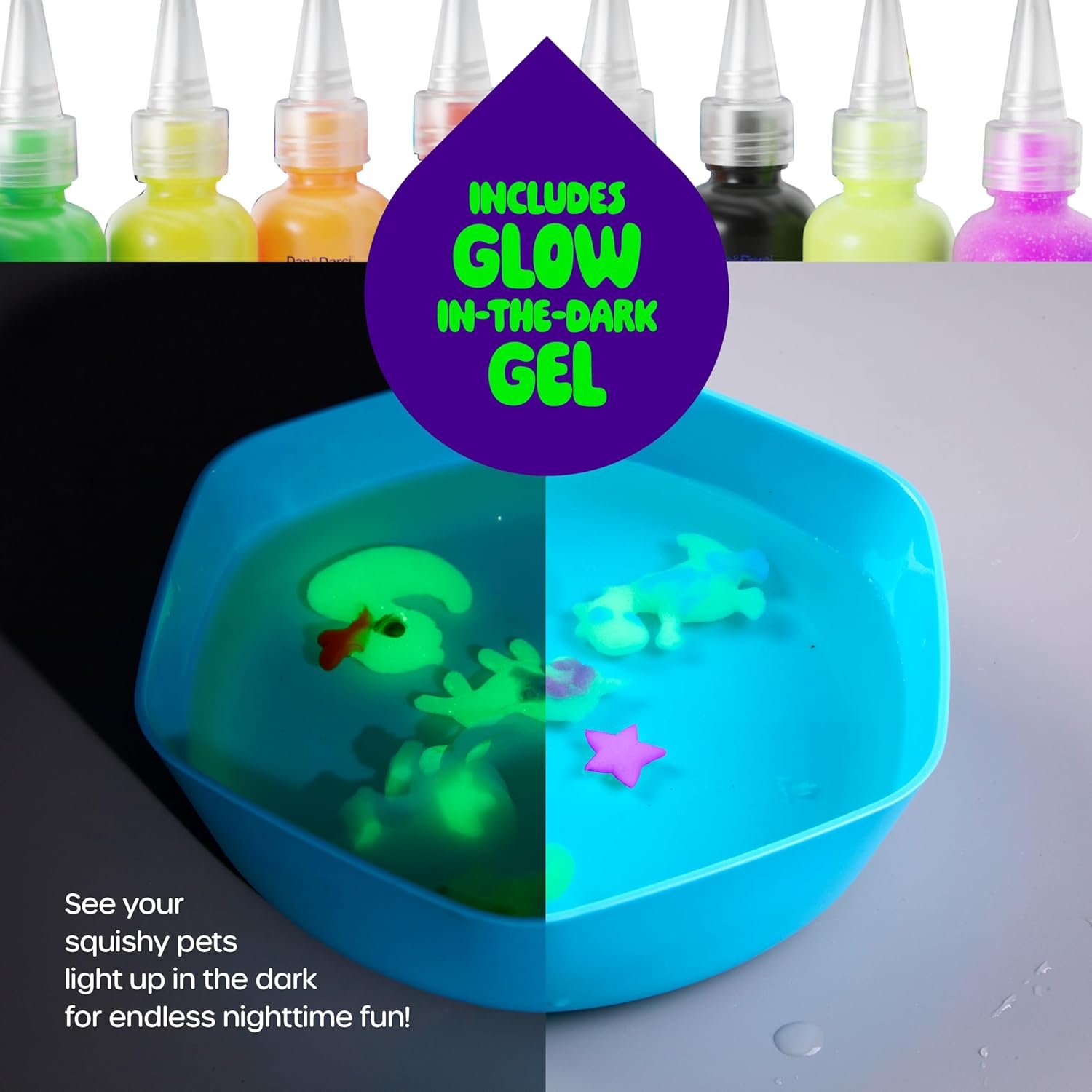 Dan&Darci Aqua Fairy Water Gel Kit for Kids - Gifts for Girls - Magic Elf Toy Kits - Waters Pets - DIY Squishy Maker Set - Craft for Kids - Make Your Own Squishies Toys Crafts - Gifts for Boys & Girls - Image 5