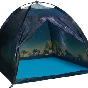 Mnagant Kids Play Tent Imaginative Play Popup Tents Space World Tent for Kids Indoor/Outdoor Fun-Kid Galaxy Dome Tent Playhouse for Boys and Girls,Perfect Kid’s Gift- 47″ x 47″ x 43″