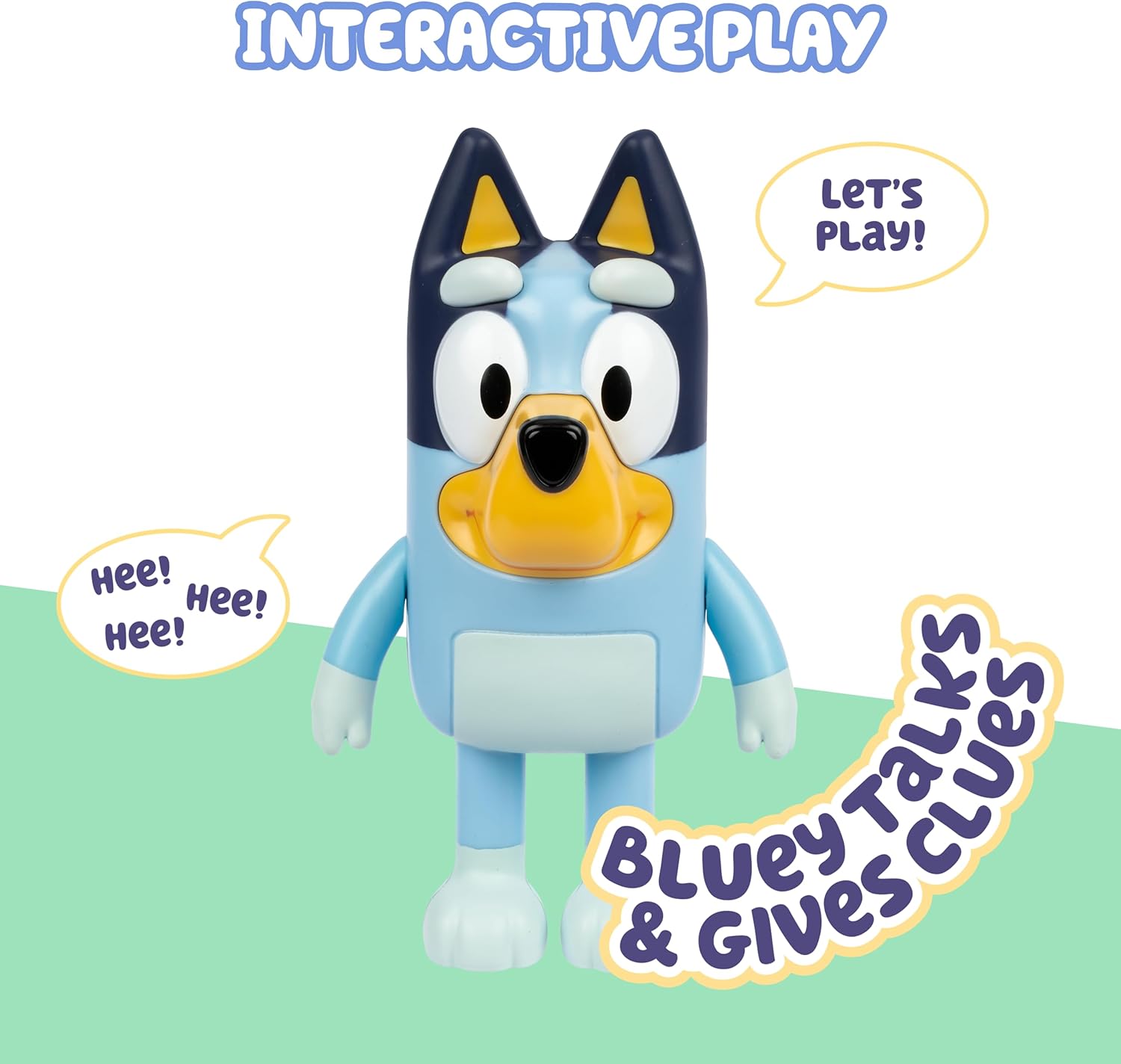 Bluey Game Hide and Seek Figure, Articulated, Musical Kids Figurines with Dance Mode, Interactive Play Toddler Figurine Toys for Ages 3+ - Image 3