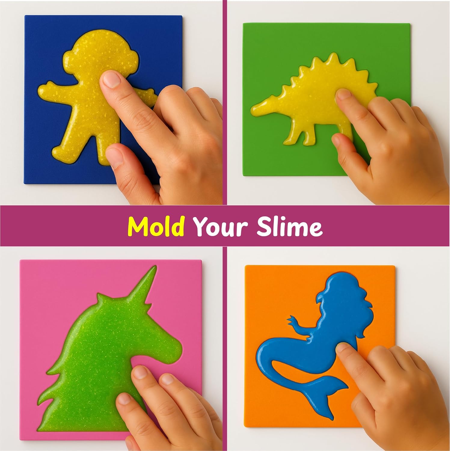 DIY Slime Making Kit for Kids 4+ Years, 10+ Glitter, Scented, Butter Slime Activities, Unicorn, Dinosaur, Mermaid, Best Slime Kit for Boys & Girls, Instruction Manual & Collectibles, Ideal for Gifting - Image 4