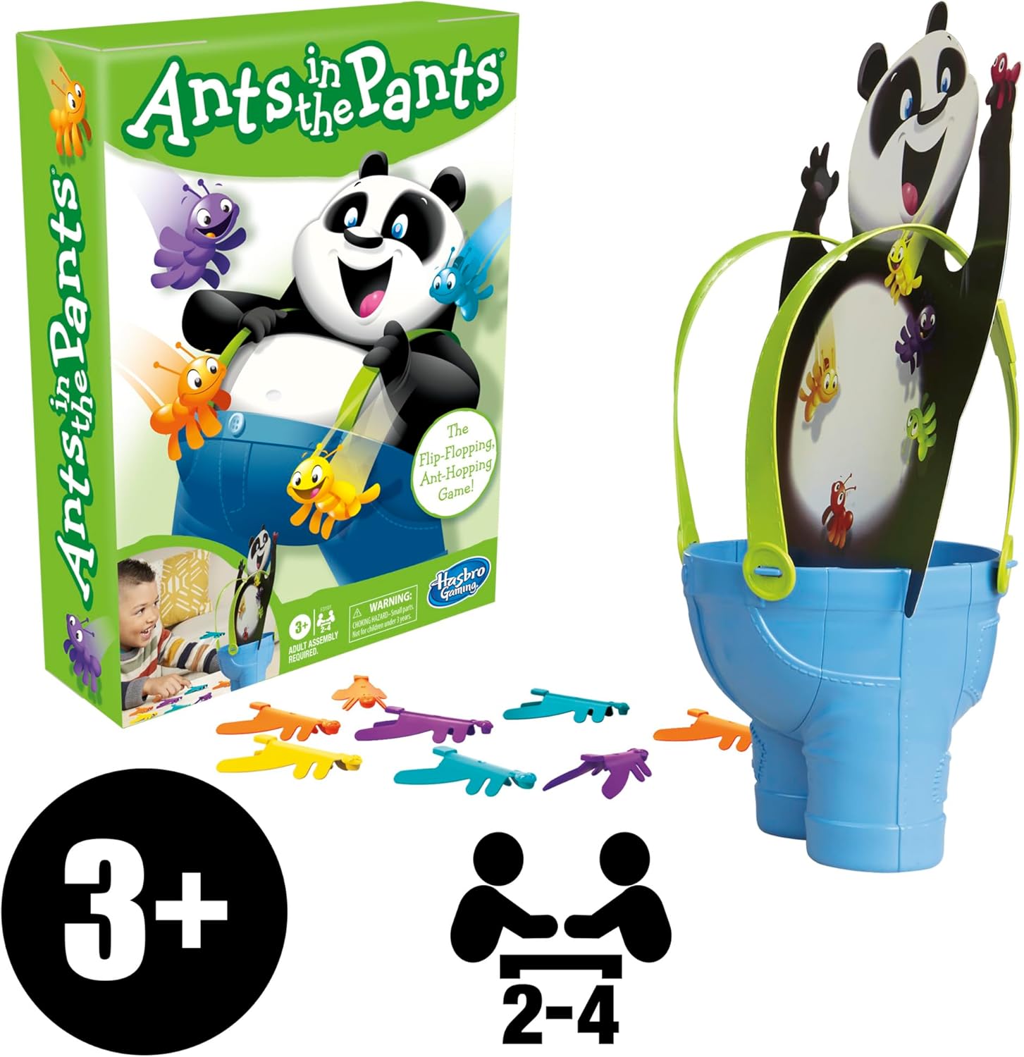 Hasbro Gaming Ants in The Pants Preschool Game for Kids Ages 3+, Fun Board Game for 2-4 Players, Easter Gifts for Boys and Girls (Amazon Exclusive) - Image 3