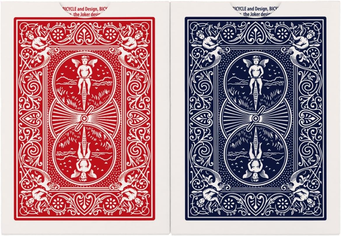 Bicycle Rider Back Playing Cards, Standard Poker Size Deck of Cards, Red & Blue (2 Pack), Classic Cards for Poker, Blackjack, Family Game Night & Card Games, Fun for All Ages - Image 4
