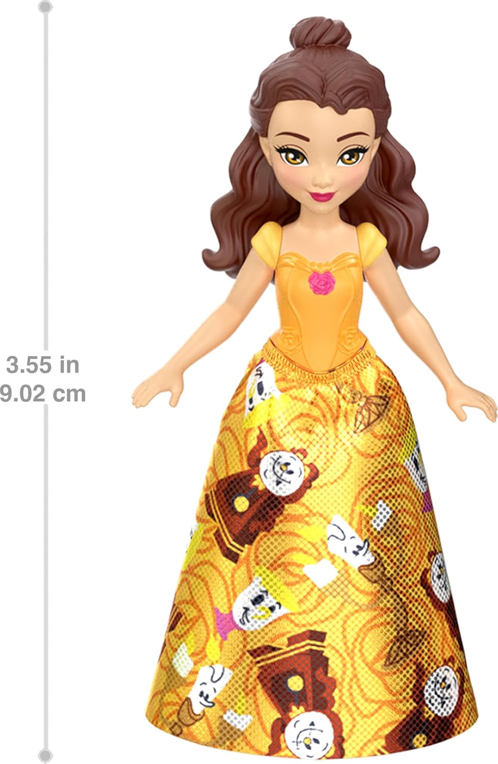 Mattel Disney Princess & Friends Set with 5 Posable Small Dolls in Removable Skirts or Pants & 5 Friend Figures, Inspired by The Disney Movies - Image 4
