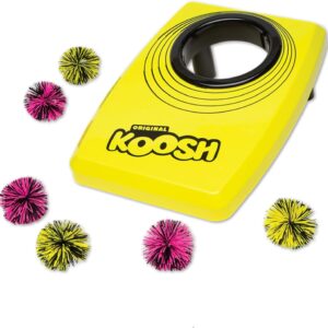 Koosh Kornhole, Cornhole Set for Kids – Outdoor Toys for Boys and Girls, Perfect for Beginners, Preschool Toys, Easy Storage, 1 Kornhole Board, 6 Koosh Balls Included, Ages 5+