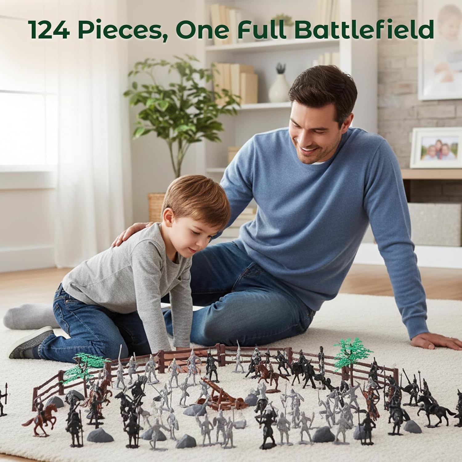 Amor Present Medieval Knights Toys, Knight Action Figurines for Kids - Image 2