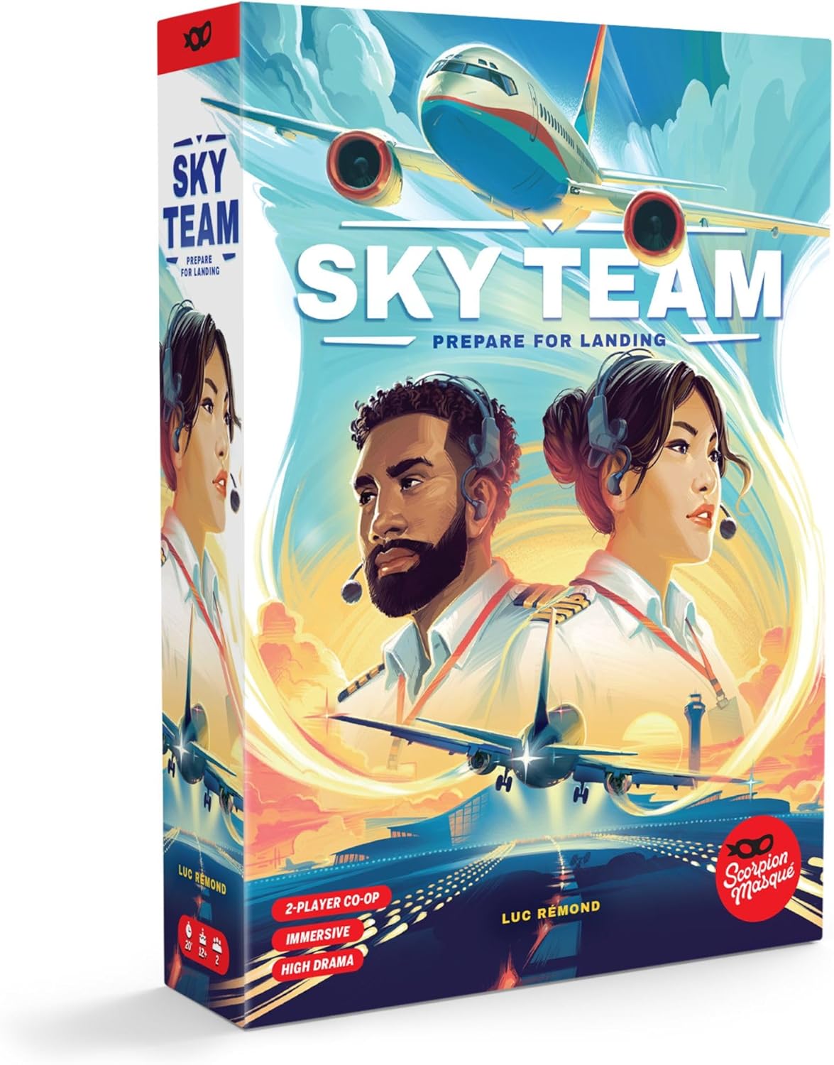 Scorpion Masqué Sky Team | Voted Game of the Year 2024 | Best 2 Player Game | Work Together to Land the Plane | Ages 14+ | 20 Minutes