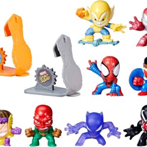 Marvel Stunt Squad Collection Pack, Action Figure Set, Super Hero Toys, Action Figures, Mini Action Figures, Playset, Toys for Kids Ages 4 and Up