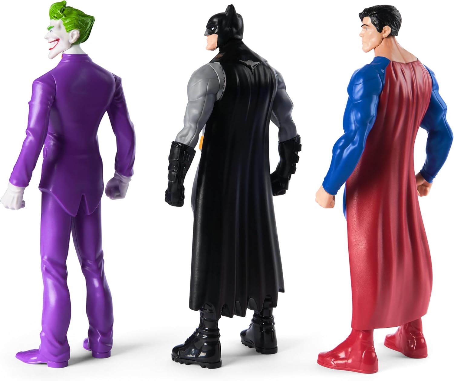 DC Comics The Joker, Batman, and Superman Action Figure 3-Pack, Kids Toy Gifts for Boys and Girls Ages 3 and Up - Image 4