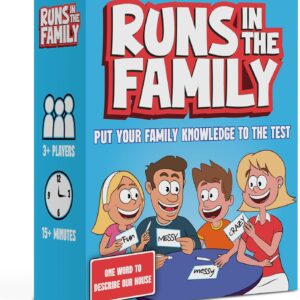 Runs in The Family: Fun Board Games for Family Night – Think Like Your Fam Would – Games for Kids-Adults