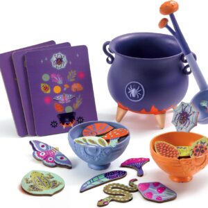 DJECO – Witch Soup & Magic Potion Toy Kit – Imaginative Play – Immersive Play Experience – Encourages Creativity,, Safe Paints Choice